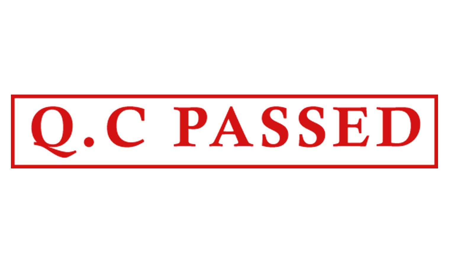 Printtoo Q.C Passed Self Inking Rubber Stamp Pre-Inked Office Stamp- Home Office Business Stationery, Red- 42 x 9 mm