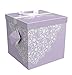Gift Box 10x10x10 Cassandra Pop up in Seconds comes with Decorative Ribbon mounted on the lid A Gift Tag and Tissue Paper - No Glue or Tape Required