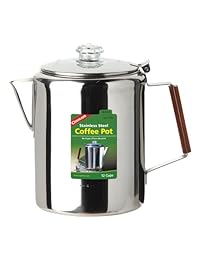 Coghlan's   Cafetera de acero inoxidable con 12 ta