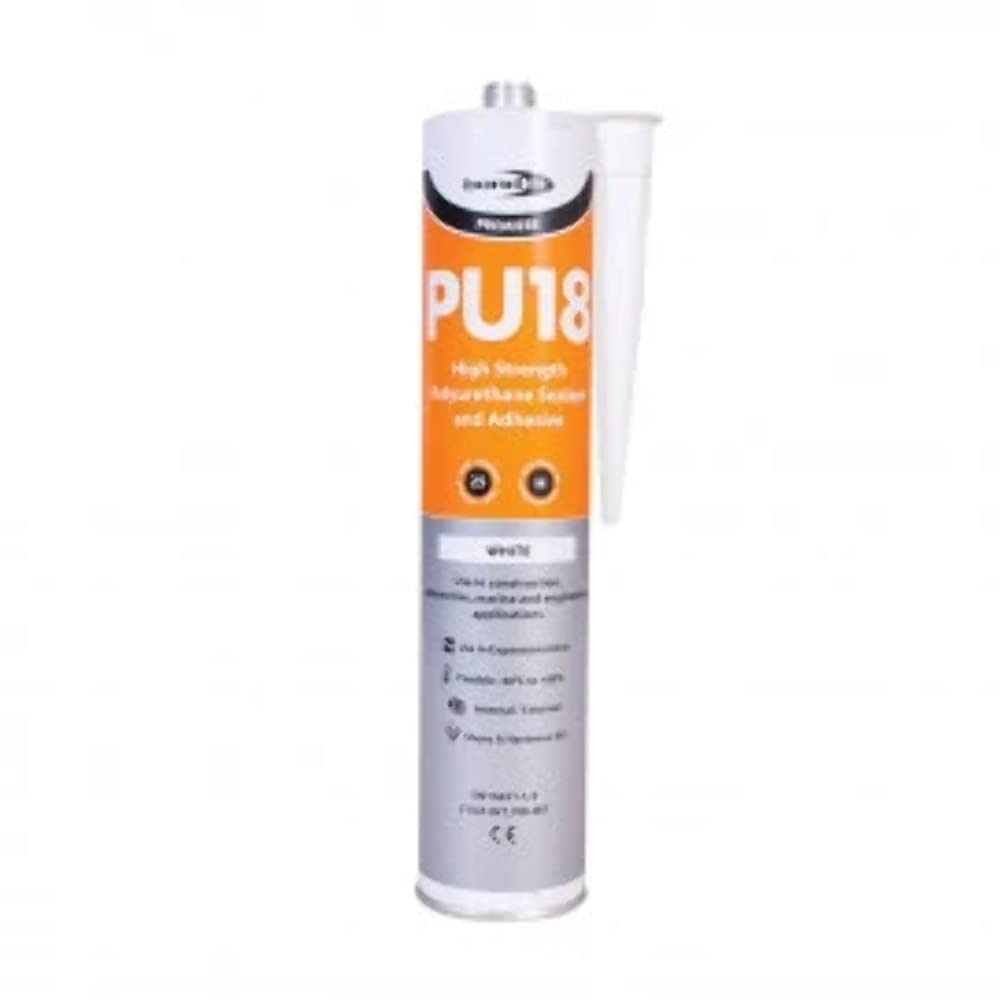 Bond-It PU18 White - High Strength Polyurethane Adhesive & Sealant EU3 Cartridge