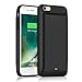 iPhone 6 / 6S Battery Case [5000mAh], Gixvdcu Enhance Extended Power Charger Portable Charging Case for Apple iPhone 6 / 6S (4.7inch) -Black