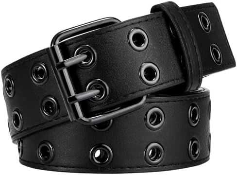 Unique Black Leather Belt with long belt holes - XL Dickies Men main image 3