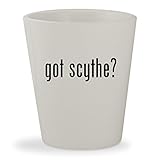 got scythe? - White Ceramic 1.5oz Shot Glass