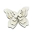 Tinksky Wooden Butterfly Cutouts Craft Embellishment Gift Tag Wood for DIY,Pack of 50 (Mixed Size)
