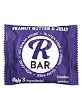 RBar Whole Food PB&J Energy and Protein Bar - Dairy & Gluten Free Snacks, Vegan Protein Bar - 3 Healthy Ingredients (10 Pack)