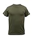 Rothco Short Sleeve Crew Neck T-Shirt – Solid Color Tee Shirt – Cotton/Polyester Blend, Olive Drab, Large