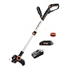 WORX WG163.8 GT 3.0 20V PowerShare 12″ Cordless String Trimmer & Edger, 12in, 1 Battery and Quick Charger Included