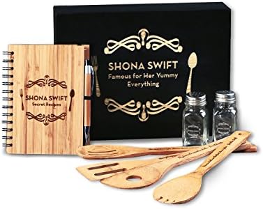 Masterchef Culinary Gift Set – Personalized Utensils, Recipe Journal and Custom Shakers