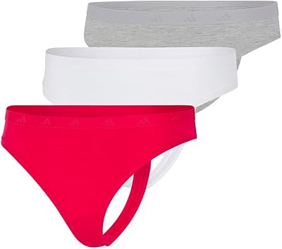 Damen Low Rise Thong (3PACK), Sport Active Essentials Cotton, String