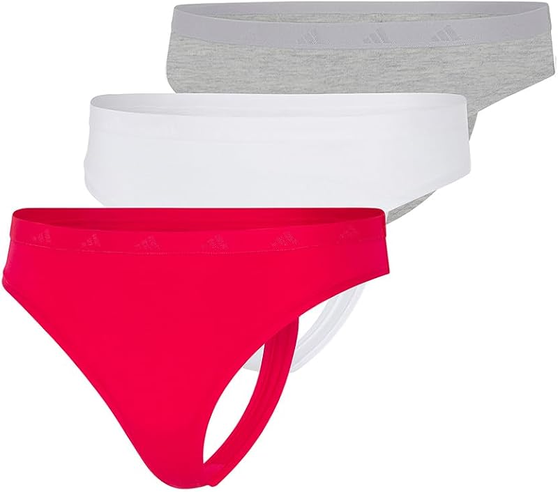 Damen Low Rise Thong (3PACK), Sport Active Essentials Cotton, String
