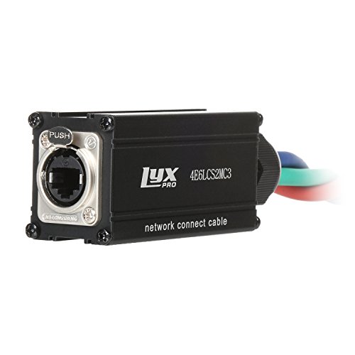 LyxPro XLR Audio Snake 4 Channel 3 Pin Multi Network Breakout for Stage