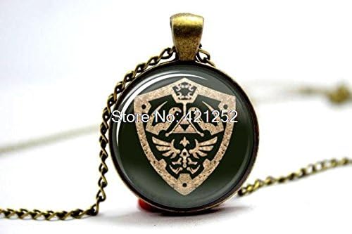 Pretty Lee 2015 Fashion Legend Of Zelda Pendent Legend Of Zelda Triforce Necklace Zelda Pendent Glass Photo Cabochon Necklace Christmas gift
