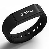Smart Wristband Bluetooth 4.0 with Fitness Monitor for Apple iPhone 6s / iPhone 6 Plus Samsung iOS Android System ,Track Caller Display