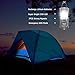 Rechargeable Camping Lantern, COSOOS LED Lantern Flashlights with Built-in Battery, 4 Lighting Mode, Best for Tent, Hiking, Outages, Emergency, Hurricane, Support AA Battery(Not Included)