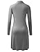 AMORE ALLFY Women's Extra Long Cardigan Heather Grey X-Large