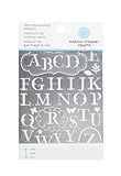 Martha Stewart Crafts Alphabet Embossing Stencils