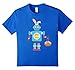 Robot Easter Bunny Funny T-shirt for Boys Girls Women Men