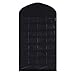 Supertech 32 pockets& 18 hook-and-loop tabs Hanging Jewelry Organizer Dual Sides Space-saving Household Accessory Holder Storage Bag (Mode B Black)