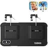 Mobile Game Controller Case for iPhone X/XS, Phone Cover L1R1 Trigger Joystick Gamepad Grip Remote, for Apple iOS (5.8 inch Black)