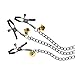 Nipple Clamps Chains with Bells and Nipple Correction Cups Nipplesuckers Nipple clips Set