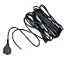 ESDProduct Common Point Ground, 10mm Male Snap, 1 meg Resistor, 15' Cord, Black