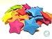 Star Silicone Beads for Keychain Making, Necklace, Bracelet by Blue Rabbit Co (12 Pieces, 4cm Star Shaped Silicone Beads)