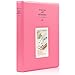 Ablus 128 Pockets Mini Photo Album - Fits for Fujifilm Instax Mini 11 Mini 9 Mini 8 Mini 90 Mini 25, Polaroid Snap PIC-300, Kodak Mini 3-Inch Film(Flamingo Pink)
