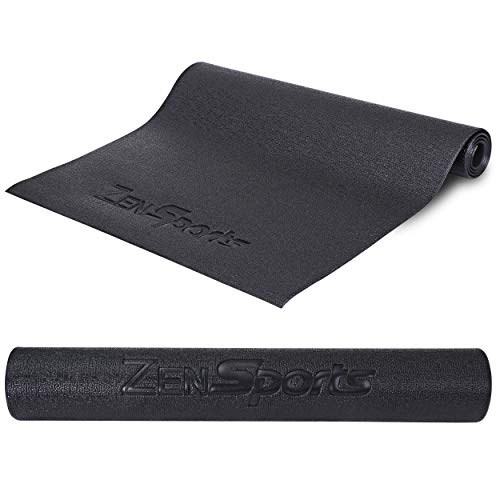 ZENY Treadmill Mat Gym Workout Floor Mat High Density Fitness Equipment Mats,Exercise Bike Mat,Jump Rope Mat,Hardwood Floor and Carpet Protection,Flooring Mats,5'x2.5'