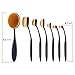 Xiton Makeup Brush 10 pieces Makeup Brush Set Soft Oval Toothbrush Shaped Foundation Contour Brush Powder Blush Conceler Eyeliner Blending Brush Cosmetic Brushes Tool Set
