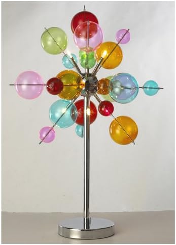 multi coloured table lamp