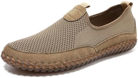 Unbranded Mens Brown Solid Canvas Slip On Loafer‎ Shoes Size 7.5 Caoutchouc Slip-On Loafer Shoes Mens Driving Moccasins Brown  main image 4