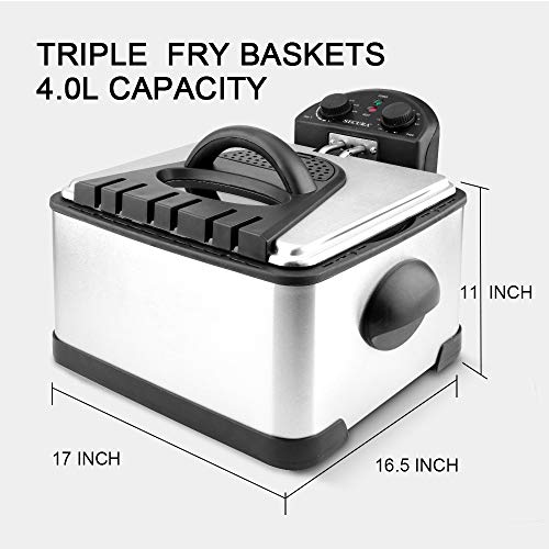 5 Secura+1700+Watt+Stainless+Steel+Triple+Electric