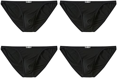 SHENGRUI Jinshi Men's Briefs Underwear Sexy Low Rise Bikinis Bulge Enhancing