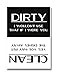 Clean Dirty Dishwasher Magnet Sign The Best Kitchen Accessory