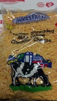 James Farm: Feather Shredded Mild Yellow Cheddar Cheese 5 Lb.