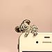 brandbuy Earphone Jack Accessory Gold Plated 1pcs Of Silver Koala Dust Plug Ear Jack For Audio Headphone / Iphone 4 4S / Samsung Galaxy S2 S3 Note I9220 / HTC / Sony / Nokia / Motorola / LG / Lenovo / iPad / iPod Touch / Other 3.5mm Ear Jack