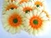 (12) BIG Silk Yellow Gerbera Daisy Flower Heads , Gerber Daisies - 3.5" - Artificial Flowers Heads Fabric Floral Supplies Wholesale Lot for Wedding Flowers Accessories Make Bridal Hair Clips Headbands Dress