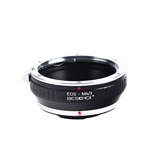 Beschoi EOS to Micro 4/3 Lens Mount Adapter for Canon EOS (EF/EF-S) Lens to Micro Four Thirds (MFT, M4/3) System Camera Body, Fits Olympus Pen and Panasonic Lumix Cameras
