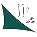 Cool Area Right Triangle 16'5'' X 16'5'' X 22'11'' Sun Shade Sail with Stainless Steel Hardware Kit, UV Block Fabric Patio Patio Shade Sail in Color Green