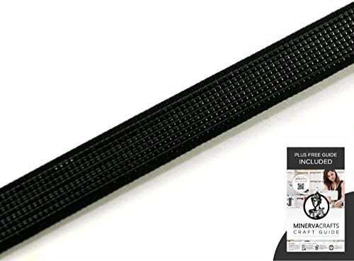 Rigilene Polyester Boning 12mm wide Black - 40 metre roll
