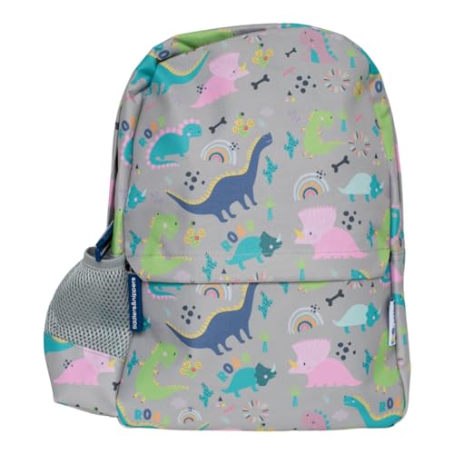 tiddlers & nippers Kids Backpack | Kids School Bag/Kids Rucksack | Ideal for School, Nursery, Holidays & Travel. (Dinky Dinos)