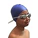 iGopeaks Kids Swim Goggles for Children and Early Teens from 3 to 13 Years Old with Cap, Nose Clip and Ear Plugs - No Leaking - Anti-Fog - Shatterproof - UV Protection - Blue