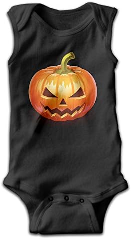 Halloween Pumpkin Sleeveless Baby Romper Cotton Toddler Bodysuit Outfits Boys Girls Clothes