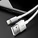 S-will Phone Charger, 3PACK 6FT Fast Charging Cable USB Sync Data Cord Wire Compatible iPhone X XS XR 8 8 Plus 7 7 Plus 6 6 Plus 6s 6s Plus SE 5 5s 5c iPad iPod (white)