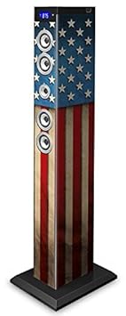 BigBen Sound Tower TW9 | USA | 60 Watt RMS | Equalizer LEDs | Bluetooth, Aux-IN, SD, UKW