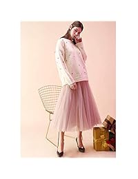 Falda de tutú para dama, color crema gris rosa negro