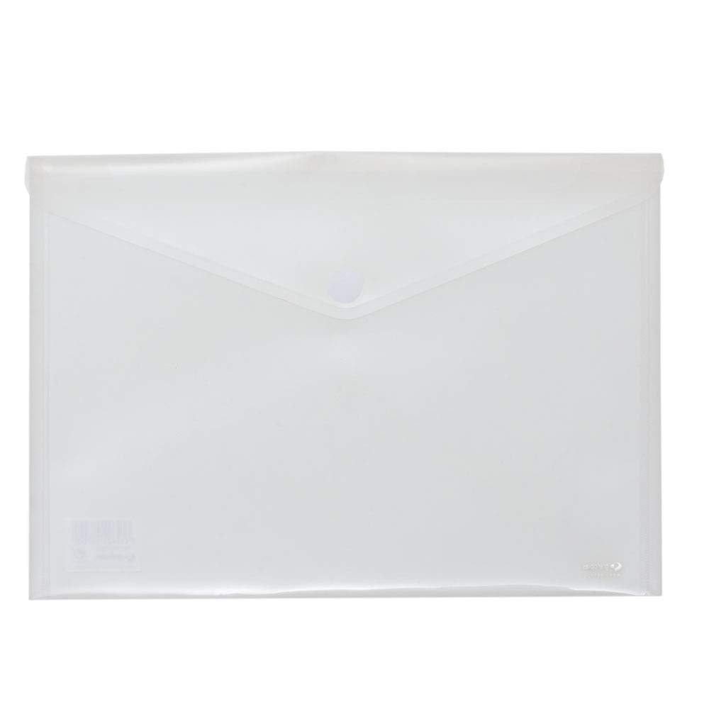 Grafoplás 04872200 Foolscap Plastic Envelopes - Pack of 12 Transparent — image 1