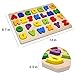 GYBBER&MUMU Alphabet Blocks Colorful Jigsaw Blocks Board Wood ABC Letters Puzzle (Uppercase)