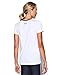 Under Armour Women's WWP UA Tech Short Sleeve T-Shirt, White/Academy, Large