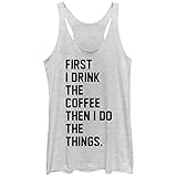 Chin-Up Junior's Top, White // Coffee Things, Medium